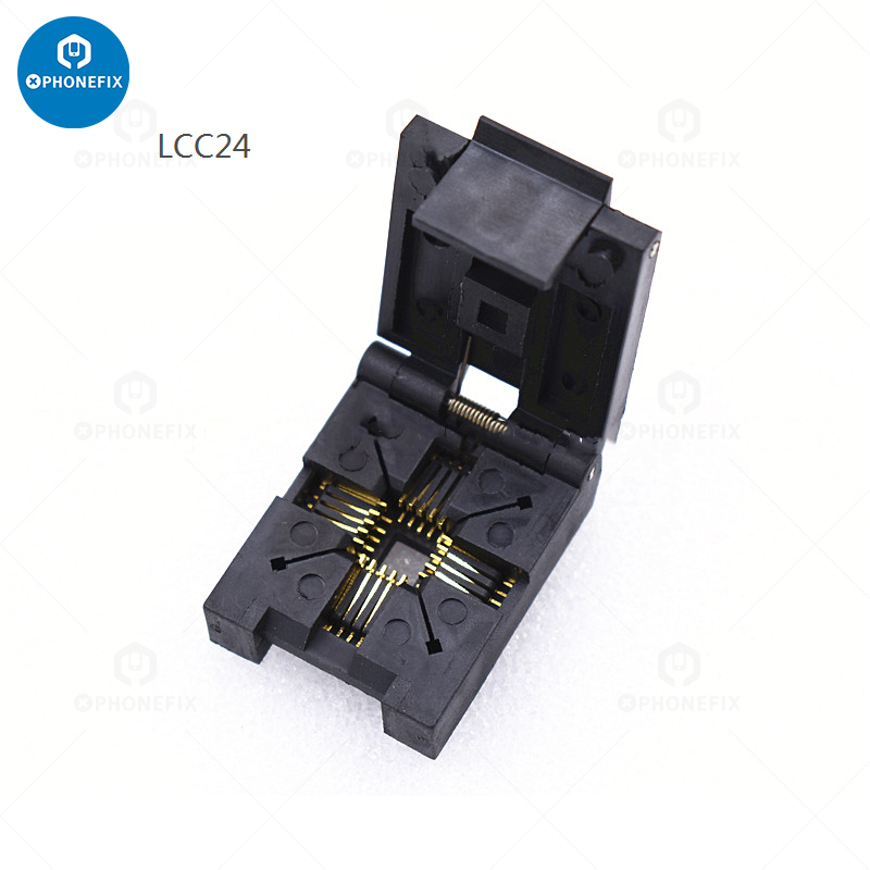 Socket Loading Fixture LCC16 LCC18 LCC24 Burn In Socket Gold Plated Test Fixture