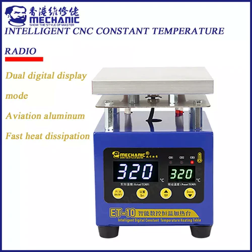 MECHANIC ET-10 Smart Constant Temperature PCB Preheating Platform