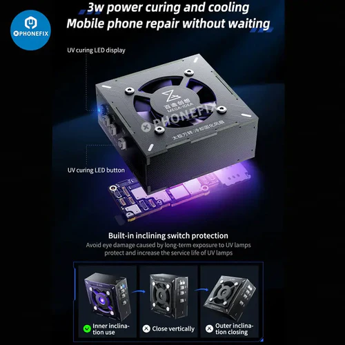 MEGA-IDEA TaiChi Turbo Cooling Curing Fan Phone CPU Repair Tool