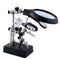 3 IN 1 MG16129-C Desktop Welding magnifying glass 5 LED 10 times