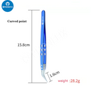 MJ Anti-Static Stainless Steel Ceramic Tweezers For PCB Soldering Repair