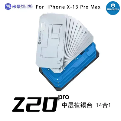 MJ Z20 Pro Middle Layer Tin Planting Platform For iPhone X-13 Pro Max