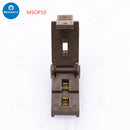 MSOP8-4 MSOP10 Burn In Socket Gold Plated Test Fixture