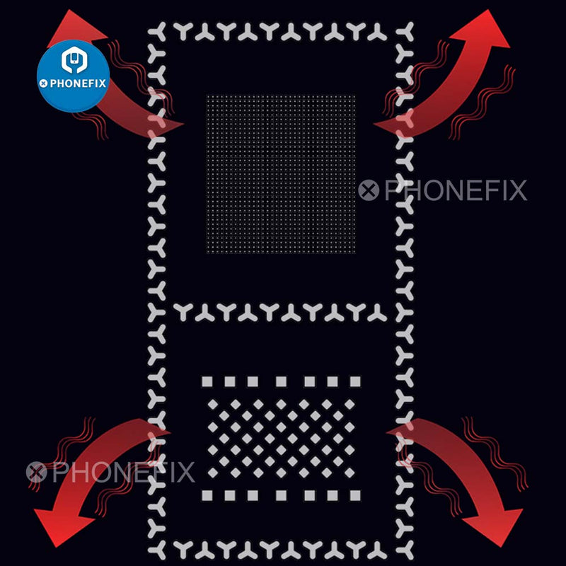 Mechani iMOVE series Steel Stencil for iphone 6-11 pro max Reballing
