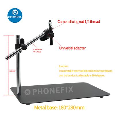 Microscope Live Streaming HDMI Camera Adjustable Holder Base Fixed Bra