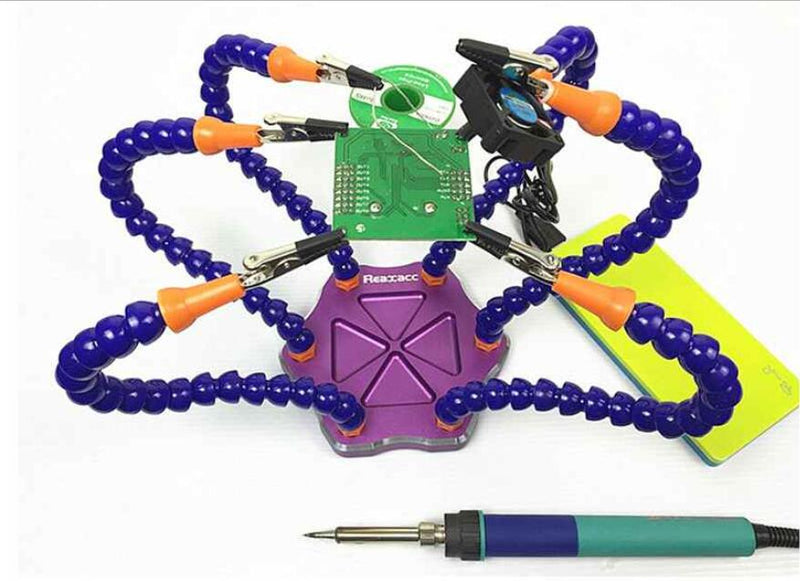 Six Arm Multi-functional phone Circuit Board Repair Soldering Station