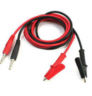 Multimeter DC power supply cable Alligator Clips to Banana Plug