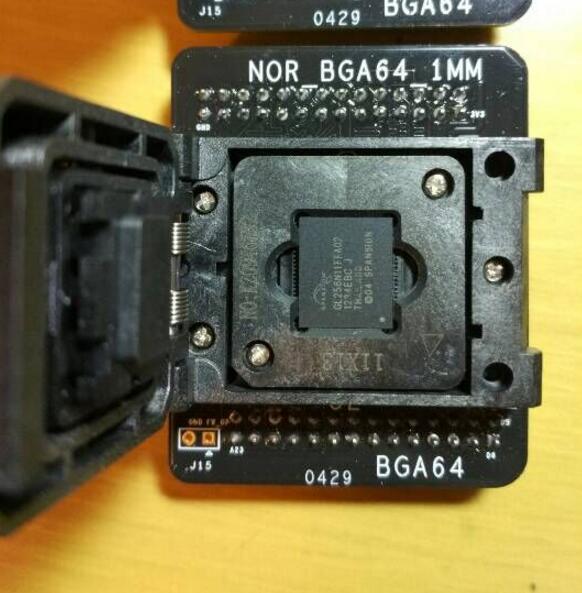 NAND BGA64 Test Socket adapter for PROMAN TL86 PLUS