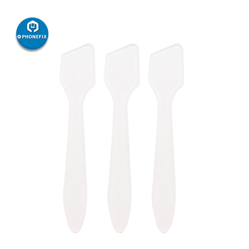 5pcs Plastic Solder Paste Scraper Tin Stirring Knife BGA Repair Weldin