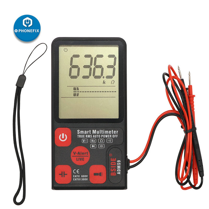 ADMS9 Portable LCD Digital Multimeter AC DC Voltage Meter Tester