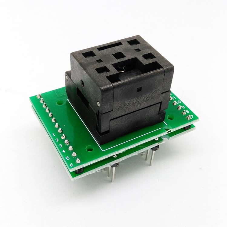 QFN12 programmer adapter 3*3mm 0.5mm QFN12 IC Socket