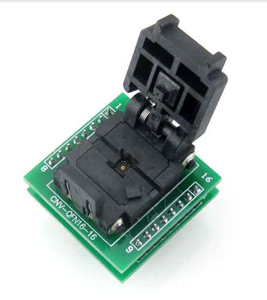 QFN16 16 pin programming adapter MLF16 MLP16 adapter