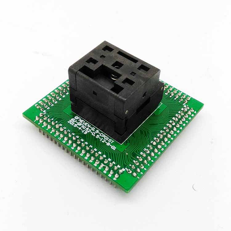 QFN48 IC test socket 7*7 0.5mm QFN48 Programming adapter