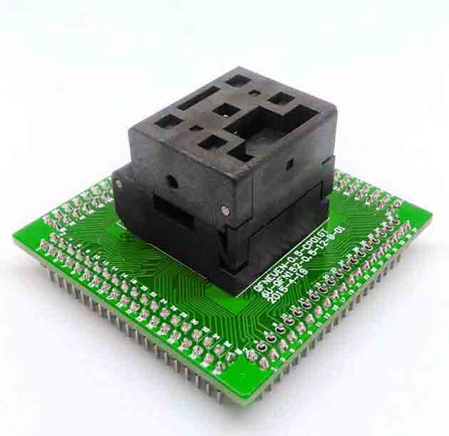 Socket Qfn Package QFN56 IC test socket adapter 8*8 0.5mm QFN56