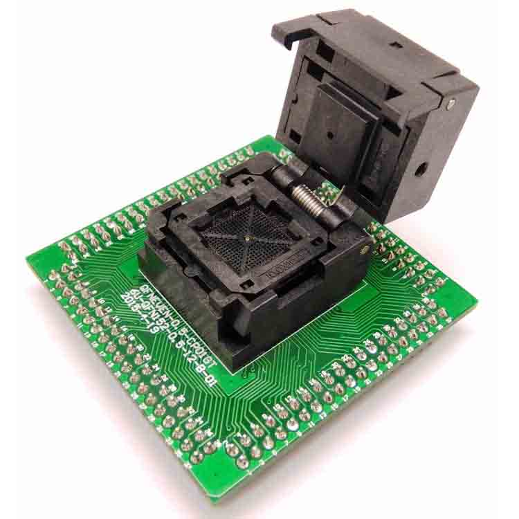 QFN72 Programming adapter 10*10 0.5mm QFN72 IC test socket