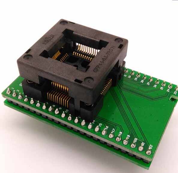 QFP44 to DIP44 Socket 0.8mm TQFP44 FQFP44 programmer adapter