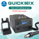 Quick 861X 1300W Soft Rotating Hot Air Gun Soldering Station