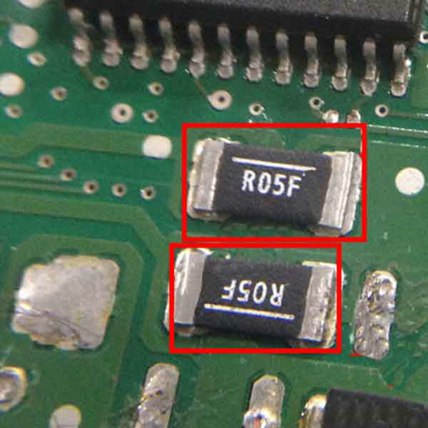Pcb R005 Resistor R05F Auto Computer Board High Power Resistor Engine Accessories