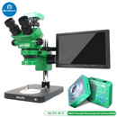 RELIFE RL-M5T-B1 Trinocular HD Stereo Microscope LED Display