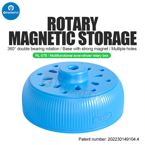 RL-078 Screwdriver Storage Box Large Capacity 360° Rotary