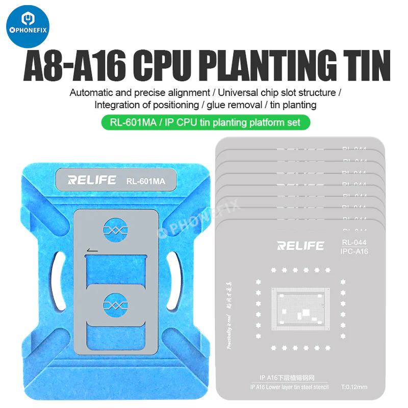 RL-601MA iPhone 6~14 Pro Max CPU Planting Tin Platform