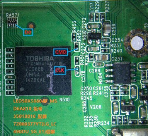 RT809H Universal Programmer for eMMC CAR DVD SMART TV BIOS