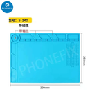 Heat Resistant Insulation Silicone Pad Antistatic BGA Soldering Mat