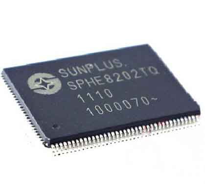 SUNPLUS SPHE8202TQ Auto Computer chip Car ECU Audio chip
