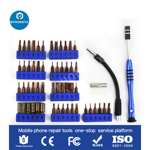 SS5117 58 in 1 Screwdriver Kit Mobile Phone Repair Dismantling Tools