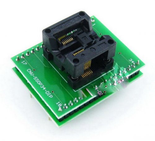 CNV ssop16 to dip16 ic socket 16 pin tssop16 ic test socket