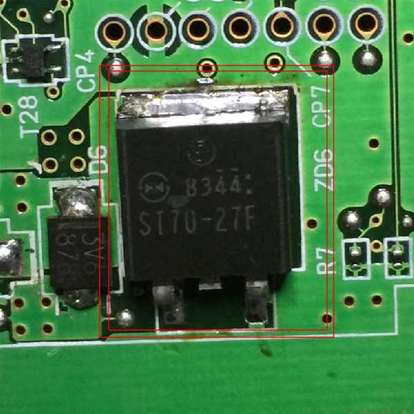 To263 Soldering TO263 SI70-27F Car Computer Board Triode Auto ECU Fittings