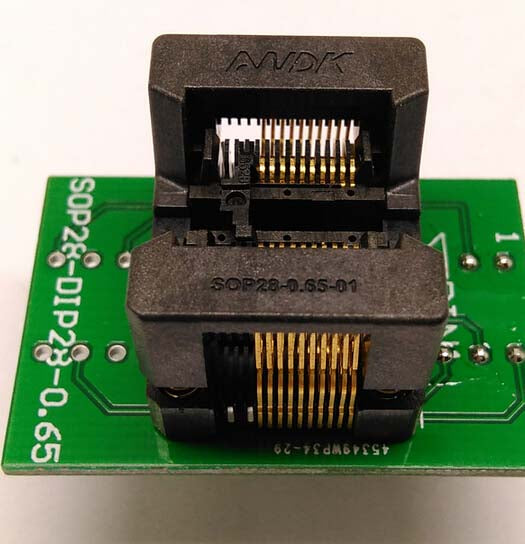 Enplas SSOP20 To DIP20 Adapter – TSSOP20 IC Test Socket 0.65mm Pitch 4.4mm Width