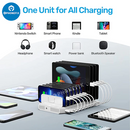 Smart 10 Port USB Charger Adapter Desktop Micro USB Charger 96W