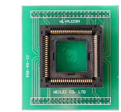 Spring PLCC84 IC socket 1.27mm PLCC84 ic adapter