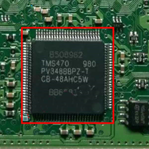 TMS470 980 PV348BBPZ-T Car Computer Board ECU Board Repair