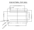 TSOP66 adapter receptacle TSOP66 programmer adapter pin board