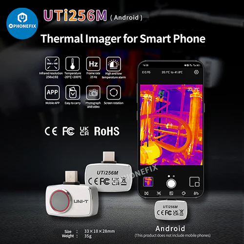 UNI-T Thermal Imager Phone PCB Circuit Failure Detection Tool