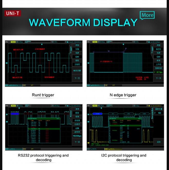 UNI-T UPO8102S Soldering Repair Dedicated Oscilloscope 2 Channels