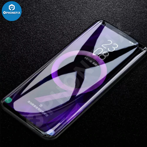 UV Nano Protective Film UV Glue Tempered Glass For Samsung Galaxy