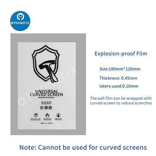 Universal Mobile Screen High Definition Flexible Explosion-Proof Film