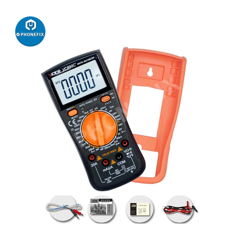 VC890C+ Digital Multimeter Phone PCB Fault Shorting Testing meter