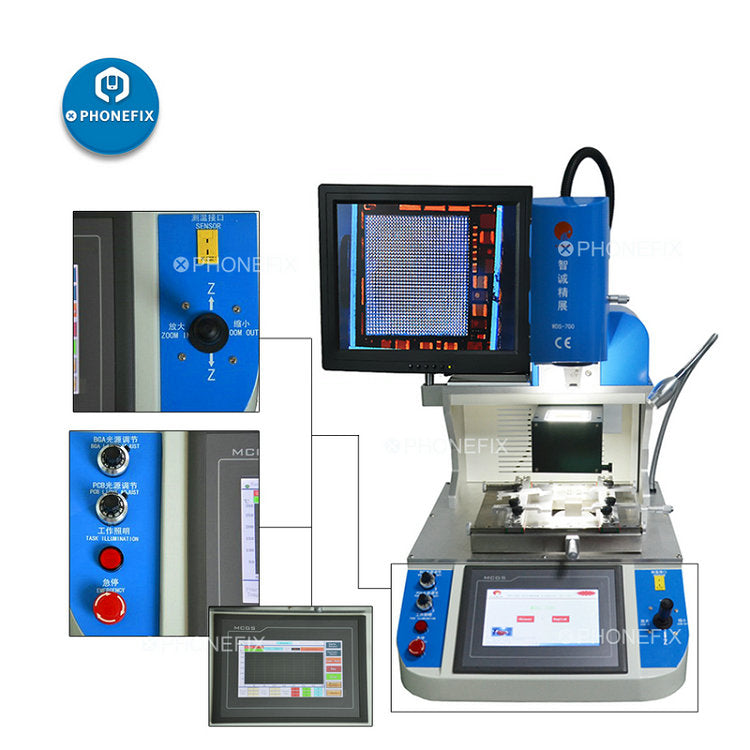 Pcb Rework Station WDS-700 Automatic infrared PCB BGA soldering BGA rework station