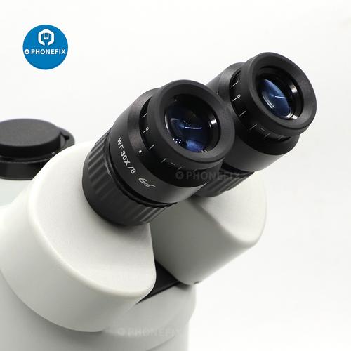 WF30X-8 Stereo Microscope High Eye-point Eyepiece Plan Diopter Adjustable