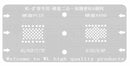 WL BGA Reballing Stencil for iphone 6 6s 7 8 X XS MAX XR 11 NAND