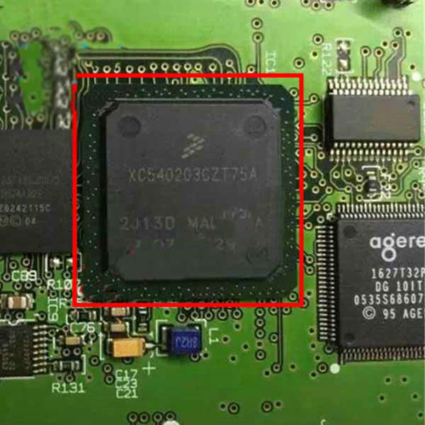 XC540203CZT75A Car Audio Navigation Amplifier CPU ECU Processor