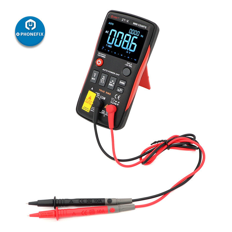 ZT-X True RMS LCD Digital Multimeter DC-AC Ohm HZ Voltmeter