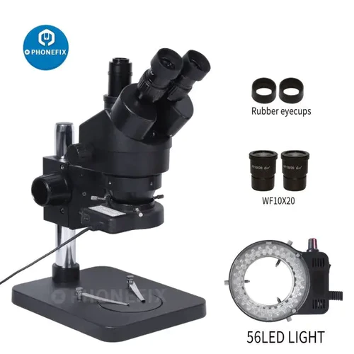 3.5X-180X Trinocular Zoom Stereo Microscope Micro Soldering Repair