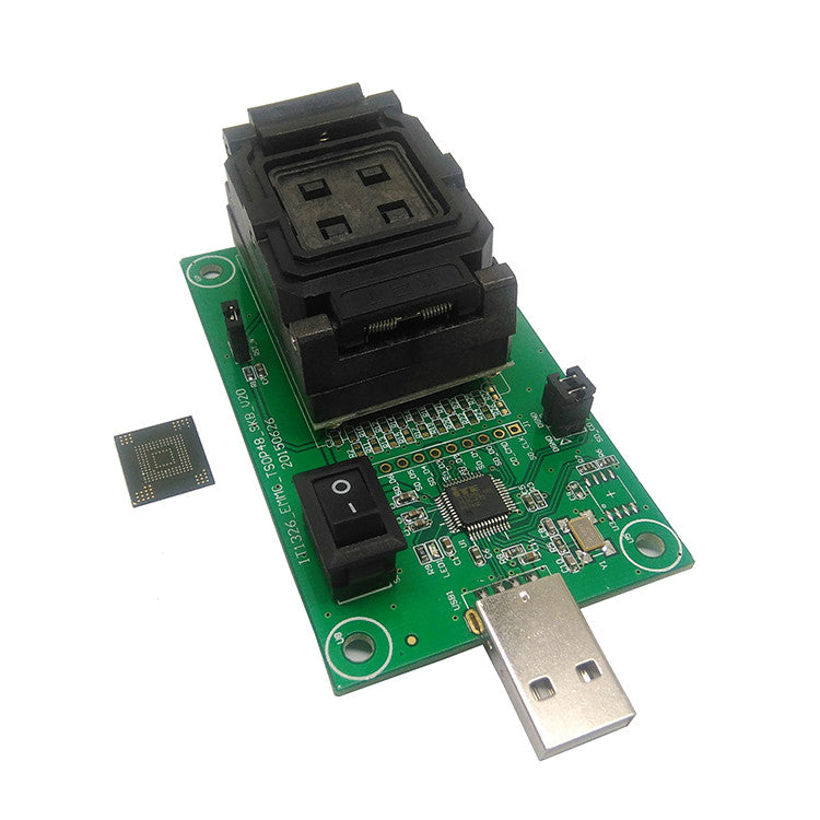 eMMC169 eMMC153 Test Socket Adapter to USB Interface