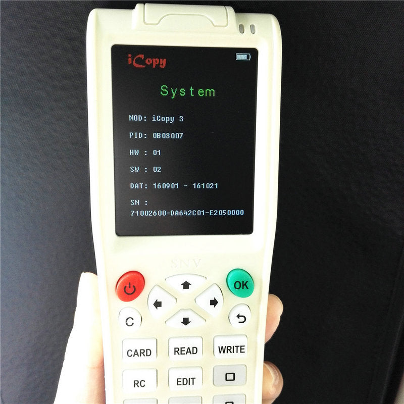 Ecopy Device iCopy 3 RFID IC ID Duplicator Smart Card Key Copying Machine iCopy3