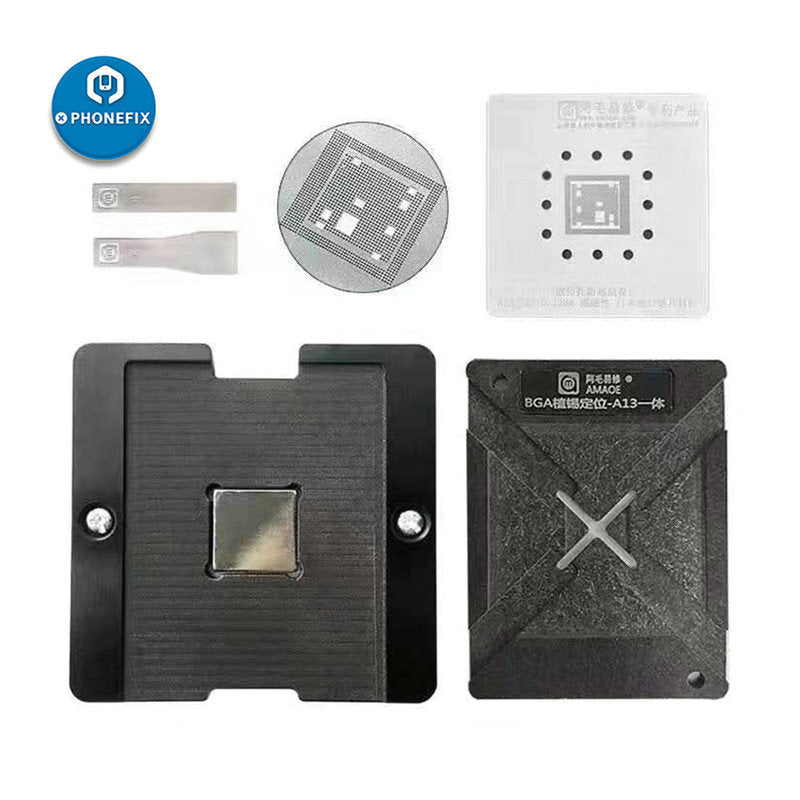 iPhone 11 pro MAX A13 CPU bga ic reballing stencil Positioning Fixture